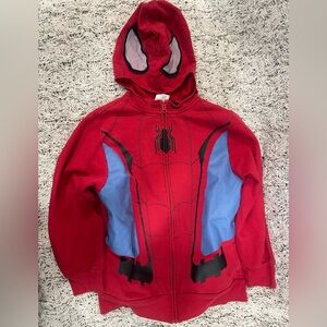 Marvel Red and Blue Spider Hoodie for Kids